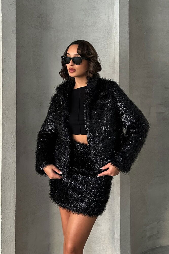 Glittery Fringed Coat - Producer: Topshow - Wholesale Women Clothes - TheBS Women