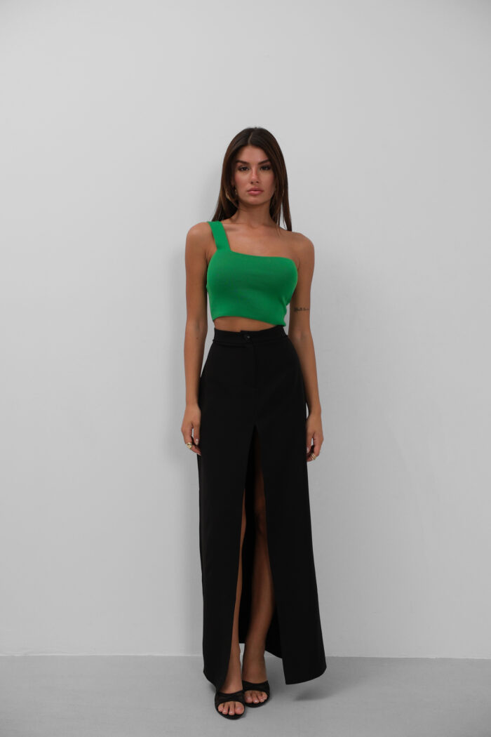 One Shoulder Crop Blouse - Producer: Black Fashion - Wholesale Women Clothes - TheBS Women