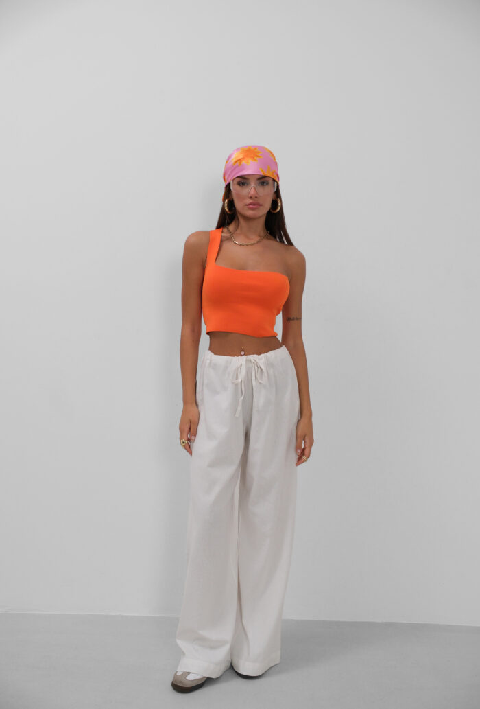 One Shoulder Crop Blouse - Producer: Black Fashion - Wholesale Women Clothes - TheBS Women