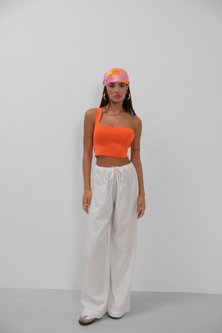 One Shoulder Crop Blouse - Producer: Black Fashion - Wholesale Women Clothes - TheBS Women