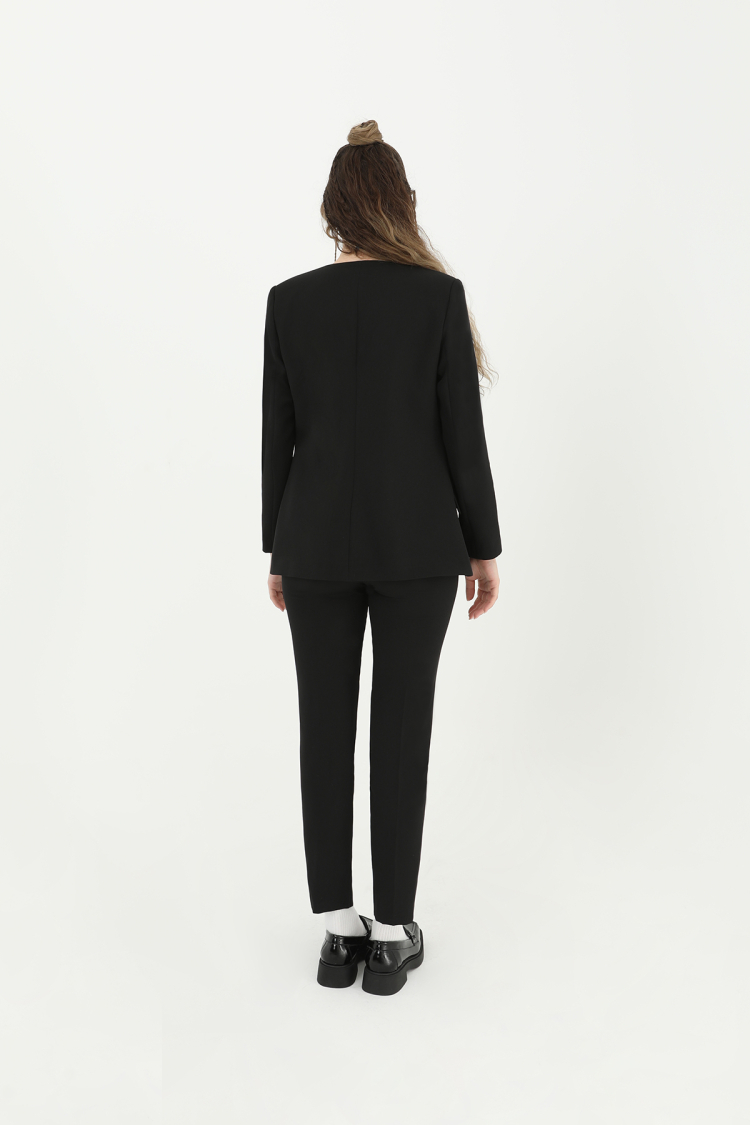 Women's V Neck Blazer Jacket - Producer: SOUL - Wholesale Women Clothes - TheBS Women