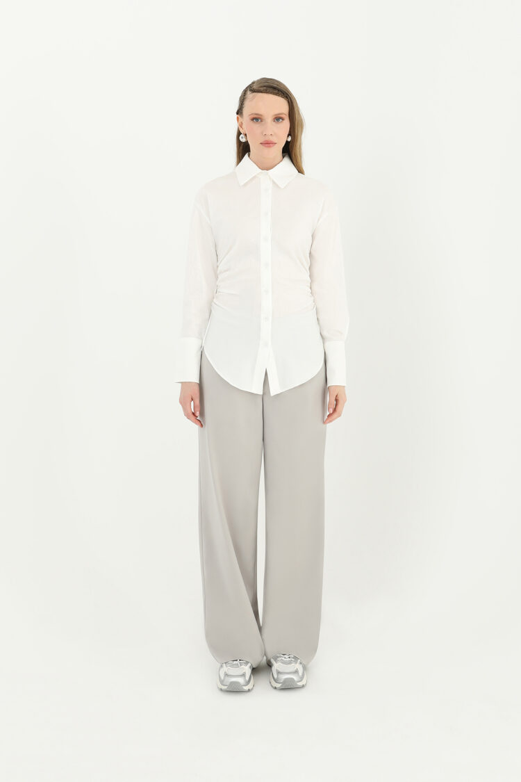 Women's Waist Pleated Shirt - Producer: SOUL - Wholesale Women Clothes - TheBS Women