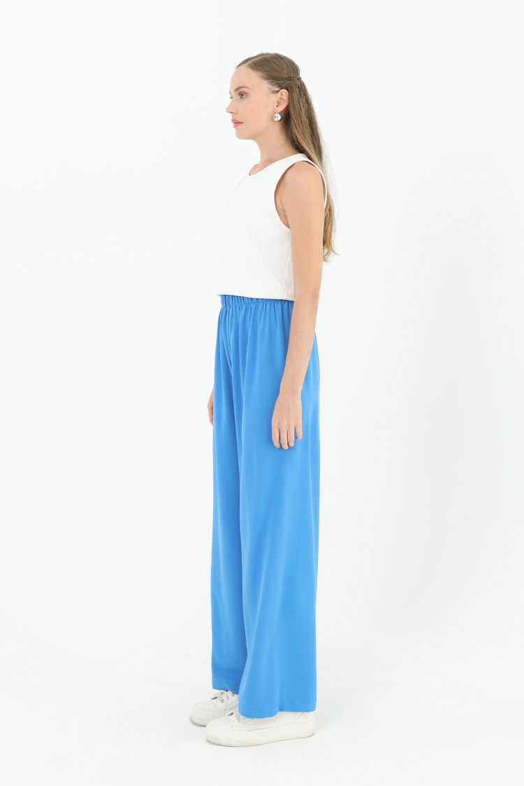 Women's Wide Leg High Waist Trousers - Producer: Puane - Wholesale Women Clothes - TheBS Women