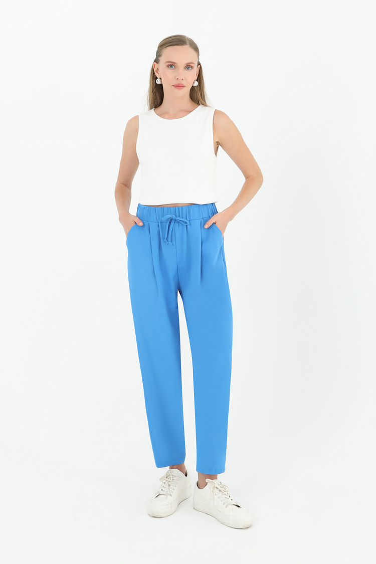 Women's Tied Waist Carrot Shape Trousers - Producer: Puane - Wholesale Women Clothes - TheBS Women