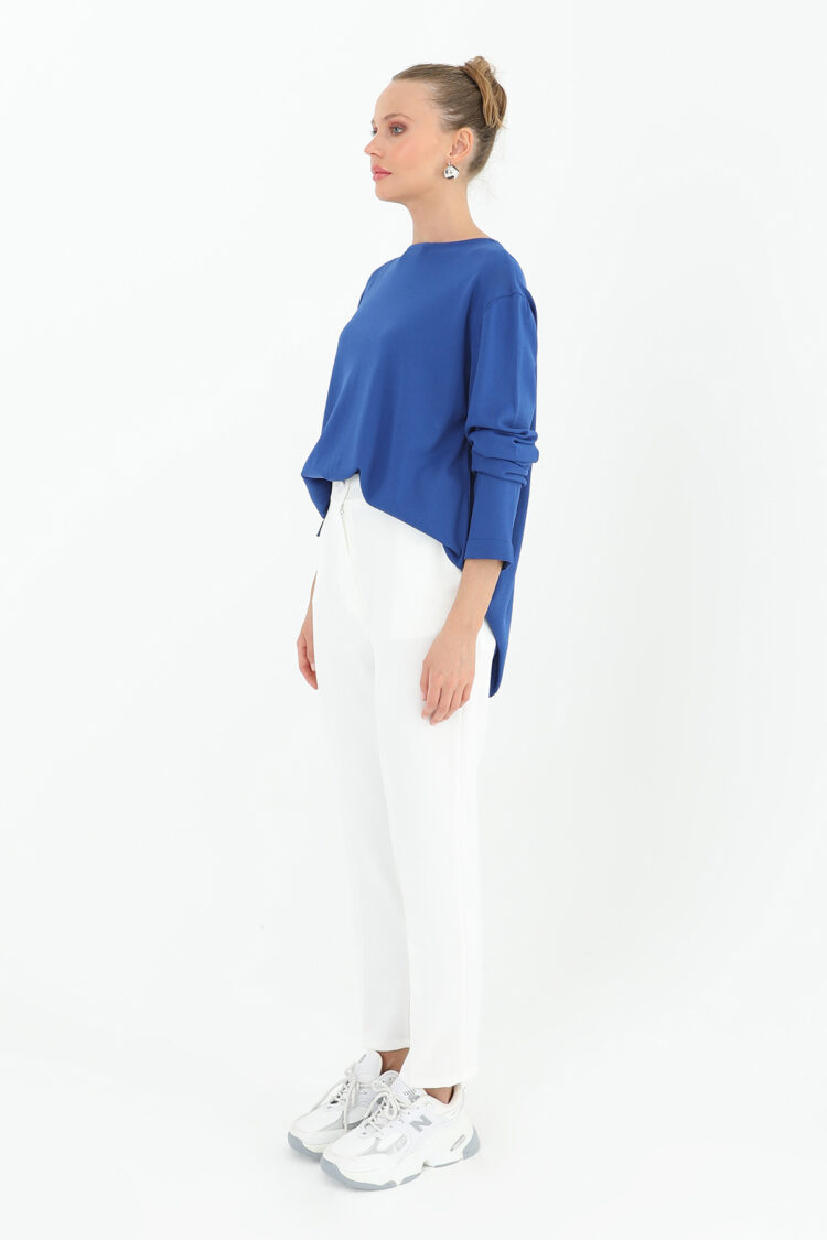 Women's Carrot Shape Fabric Trousers - Producer: Puane - Wholesale Women Clothes - TheBS Women