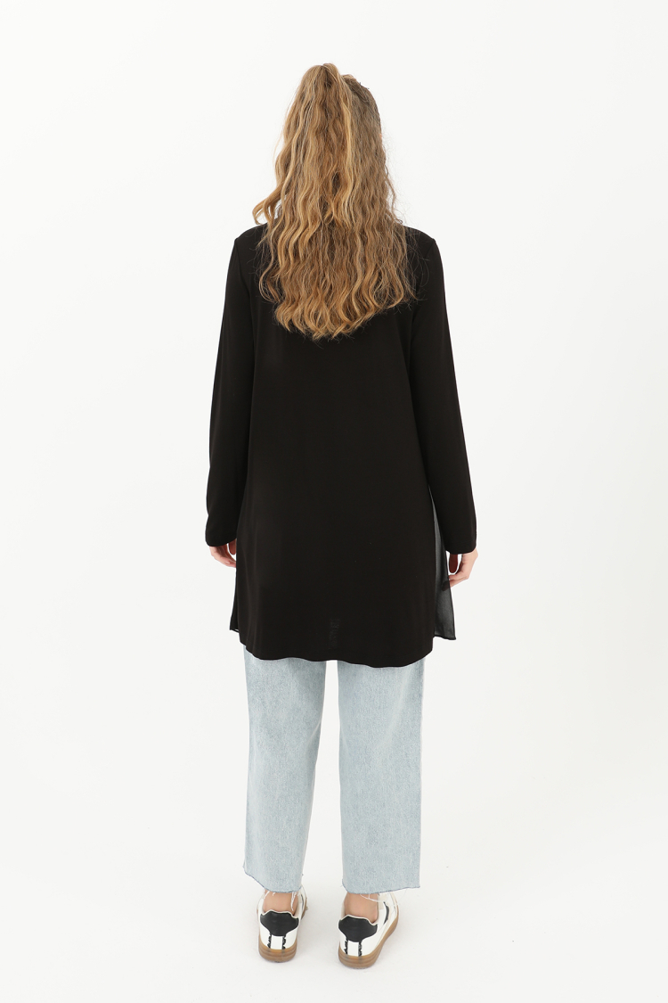 Women's Turtleneck Tulle Detailed Blouse - Producer: Puane - Wholesale Women Clothes - TheBS Women