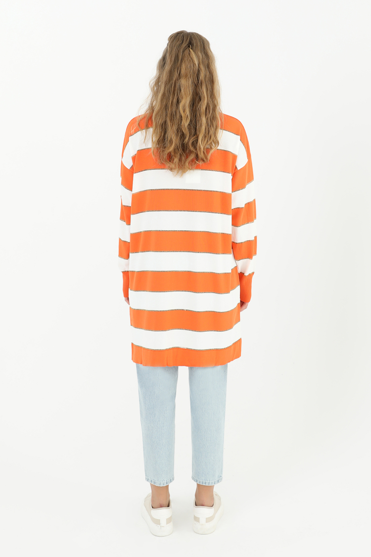 Women's Striped Long Sleeve Tunic - Producer: Puane - Wholesale Women Clothes - TheBS Women