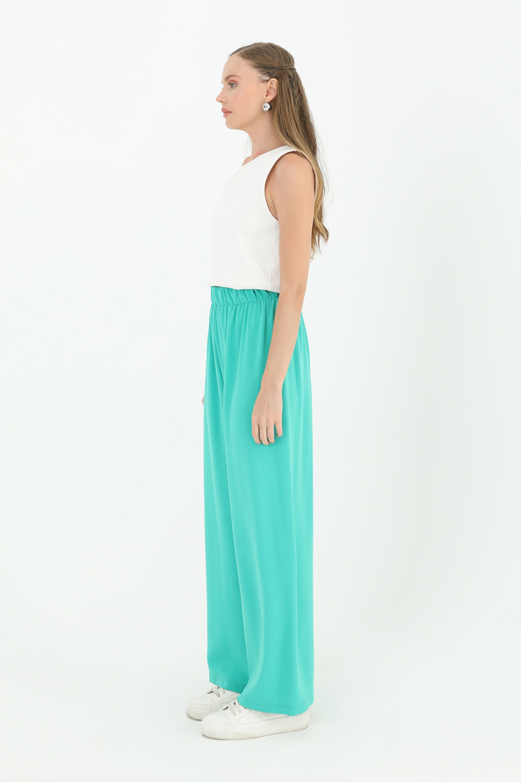 Women's Wide Leg High Waist Trousers - Producer: Puane - Wholesale Women Clothes - TheBS Women
