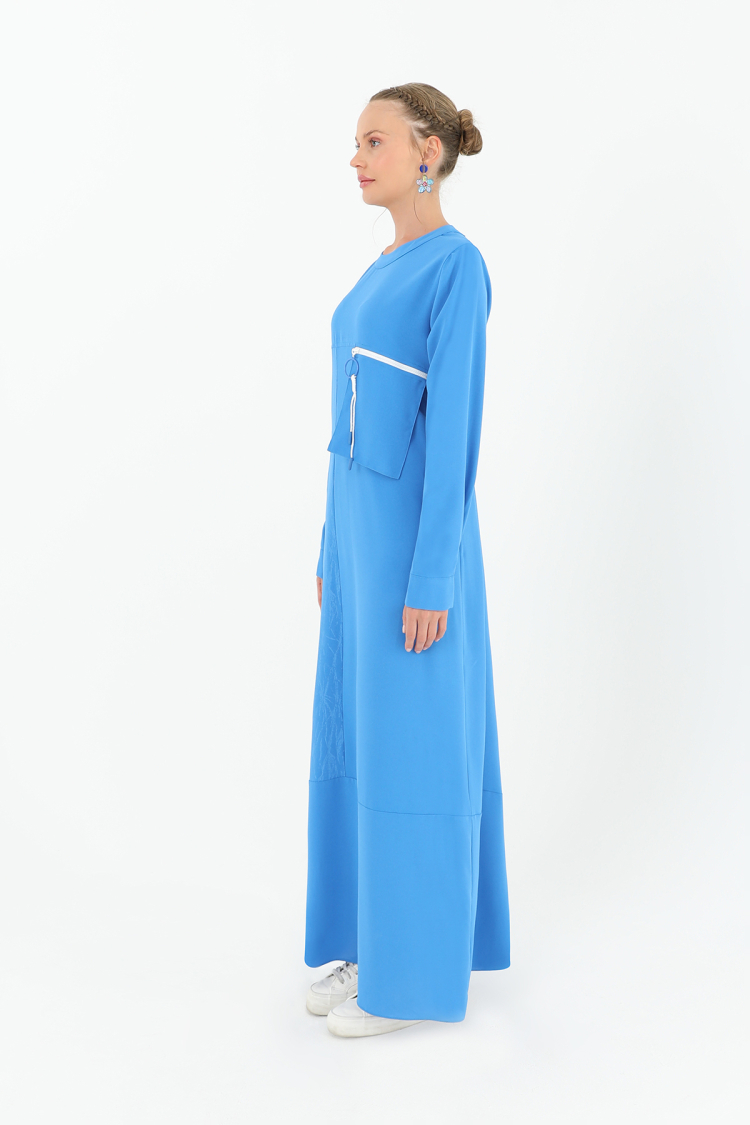 Women's Pocket Zipper Detail Dress - Producer: Puane - Wholesale Women Clothes - TheBS Women