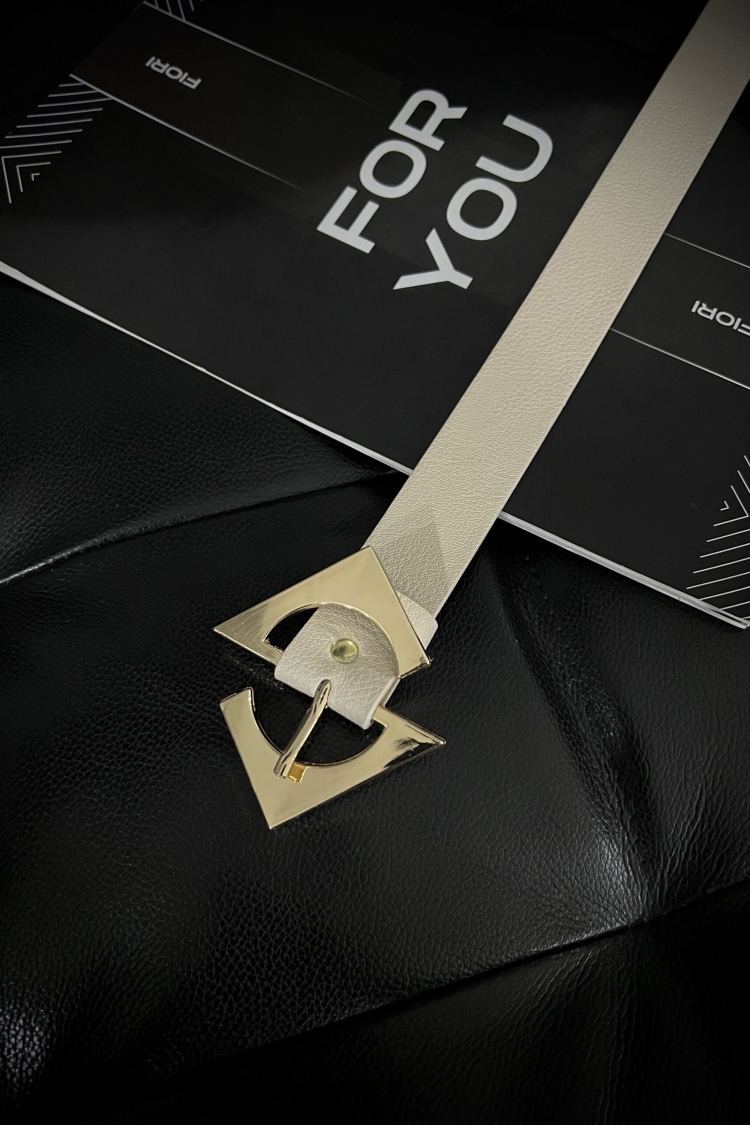 Design Gold Buckle Women's Belt - Producer: Fiori - Wholesale Women Clothes - TheBS Women