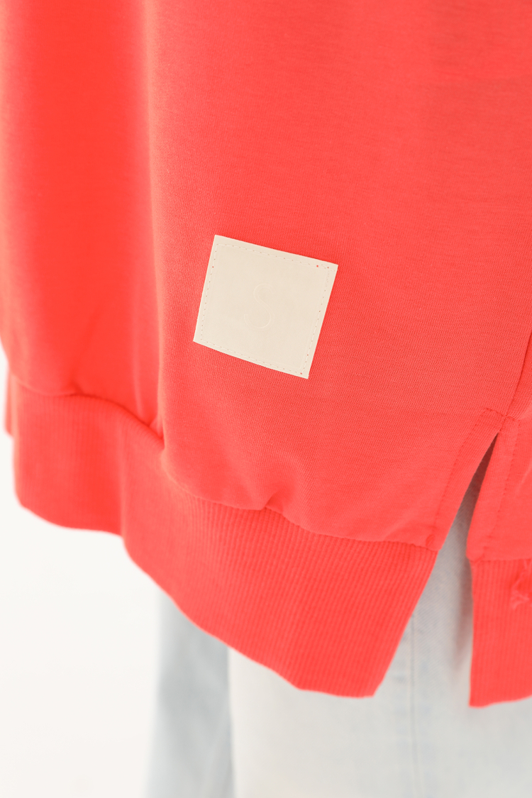 Basic Tunic - Coral - Brand: SOUL - Women & Kids, Baby Clothes Wholesale - TheBS Women