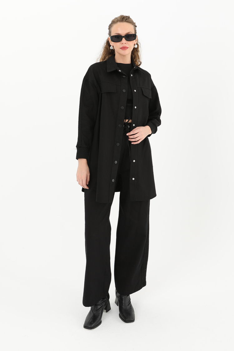 Sleeve Detailed Two Piece Suit - Producer: Puane - Wholesale Women Clothes - TheBS Women