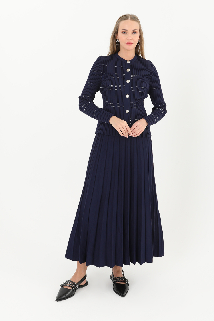 Knitted Skirt Suit - Producer: Puane - Wholesale Women Clothes - TheBS Women