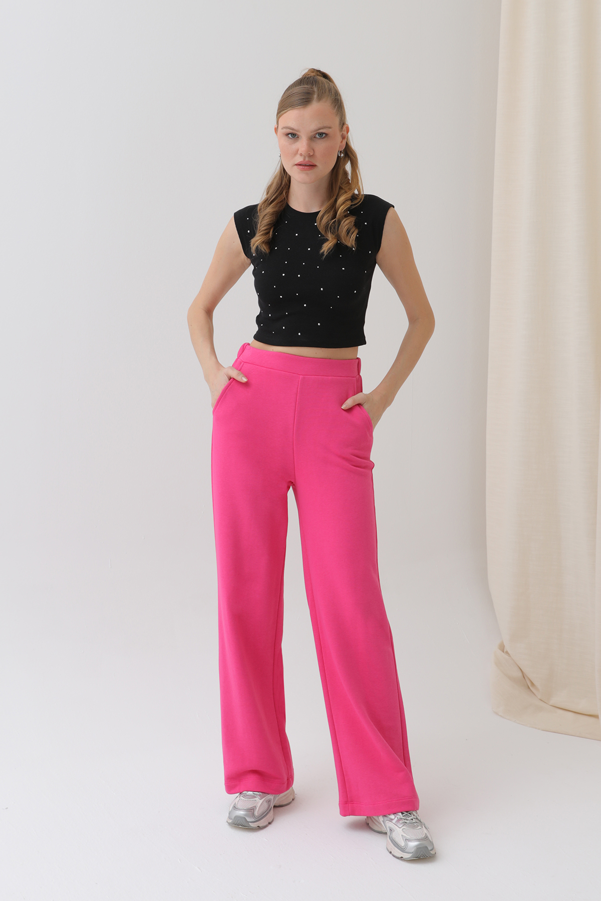 Wide Leg Sweatpants - Producer: Puane - Wholesale Women Clothes - TheBS Women