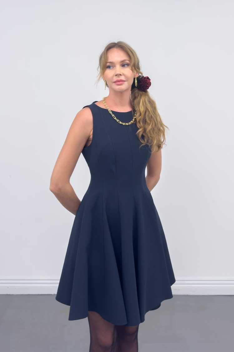 Seam Trace Flounce Mini Dress - Brand: Juste - Women & Kids, Baby Clothes Wholesale - TheBS Women