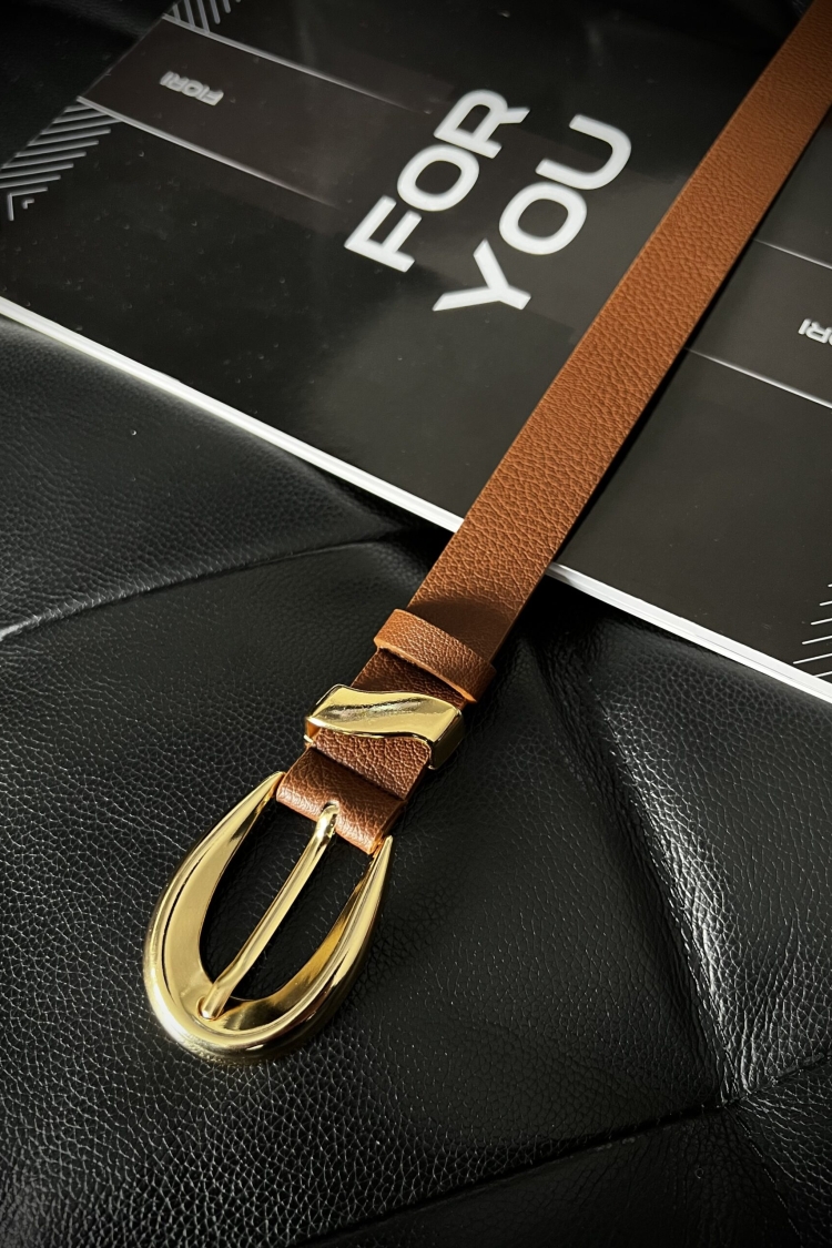 Symmetrical Buckle Bridge Women's Belt - Producer: Fiori - Wholesale Women Clothes - TheBS Women