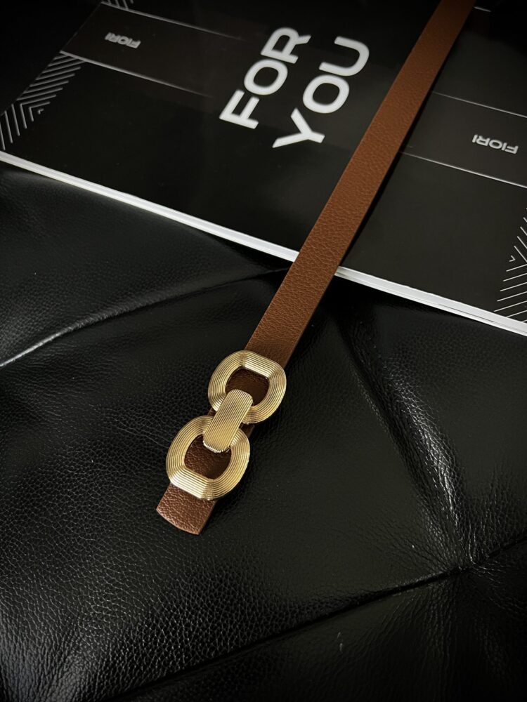 Double Buckle Women's Belt - Producer: Fiori - Wholesale Women Clothes - TheBS Women