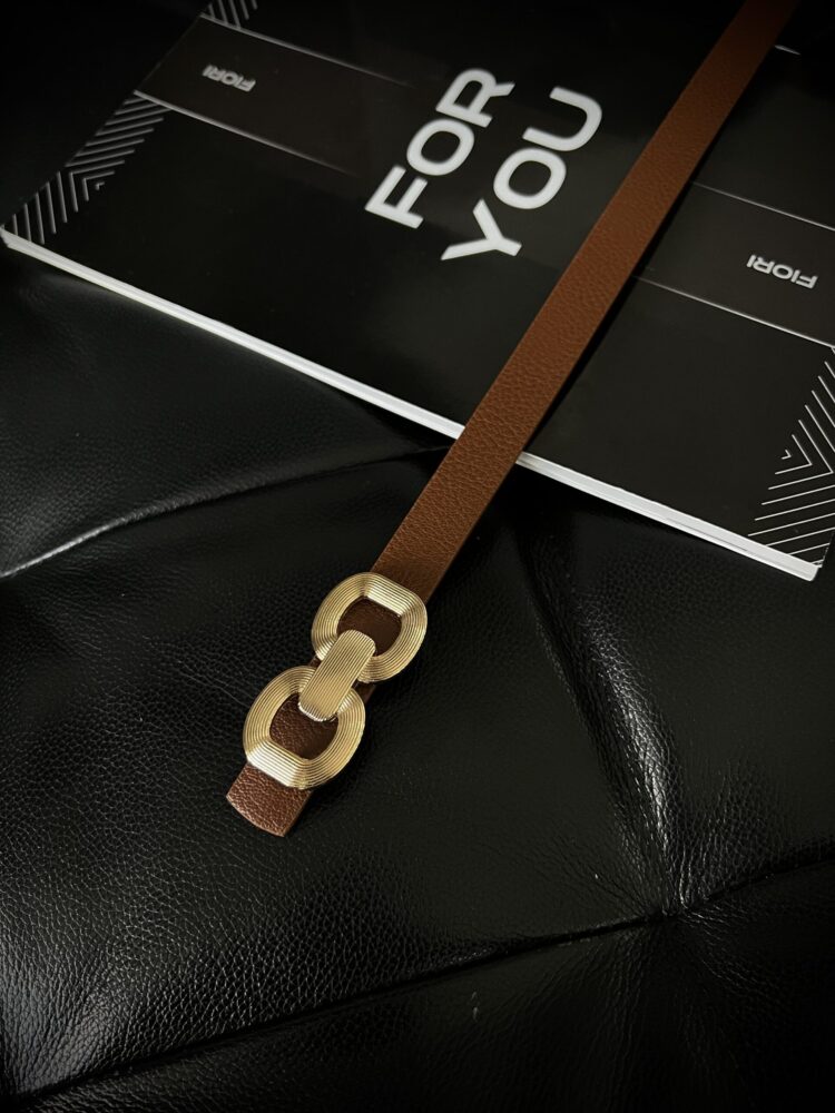 Double Buckle Women's Belt - Producer: Fiori - Wholesale Women Clothes - TheBS Women