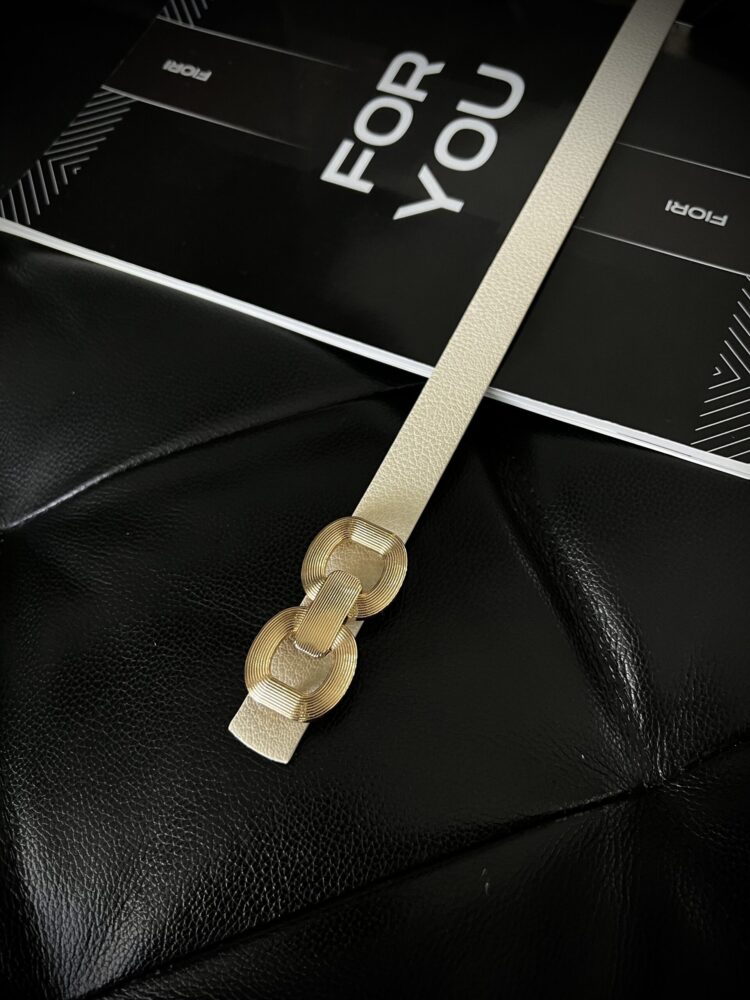 Double Buckle Women's Belt - Producer: Fiori - Wholesale Women Clothes - TheBS Women