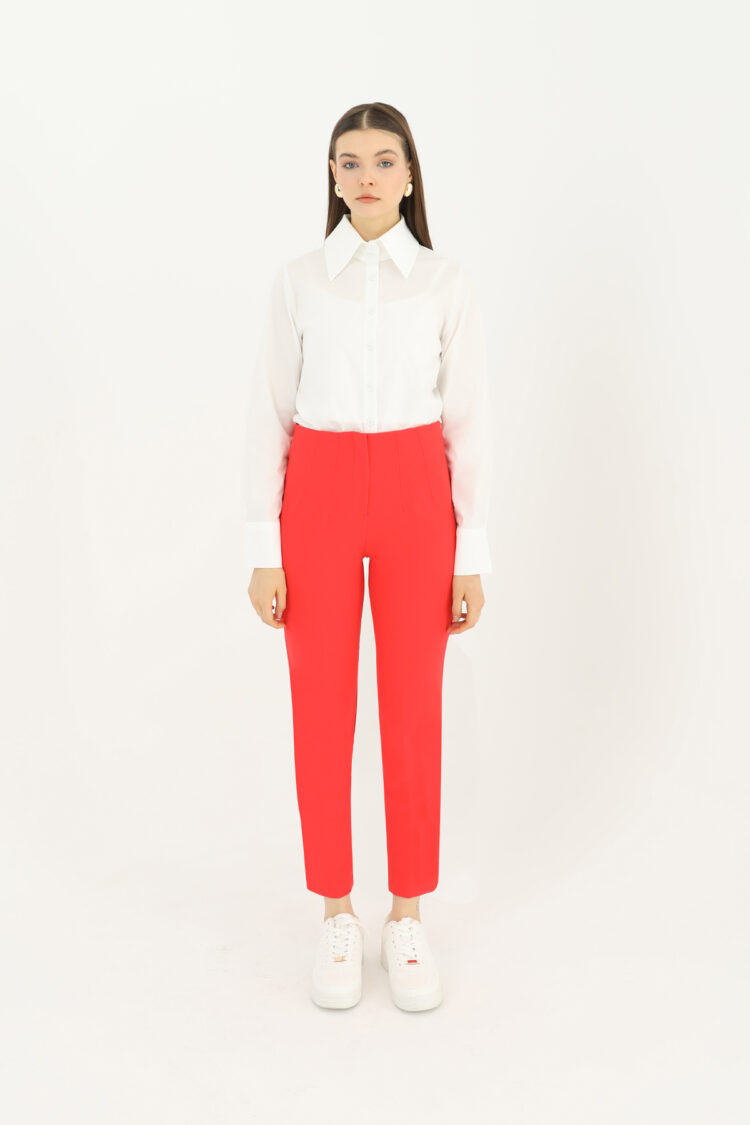 Pleated Carrot Shape Trousers - Narcissus - Producer: SOUL - Wholesale Women Clothes - TheBS Women