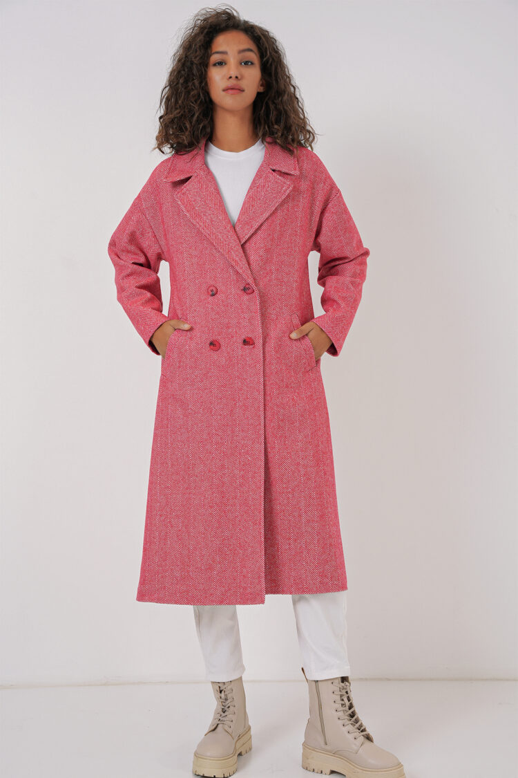Oversize Wide Cut Wool Long Cashmere Coat - Producer: Bigdart - Wholesale Women Clothes - TheBS Women