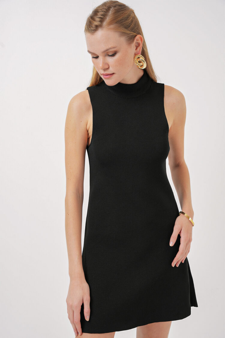 Zero Sleeve Mini Knit Dress - Producer: Bigdart - Wholesale Women Clothes - TheBS Women