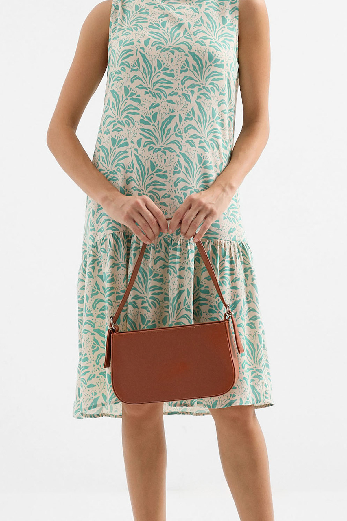 Plain Baguette Shoulder Bag - Tan - Producer: Bigdart - Wholesale Women Clothes - TheBS Women