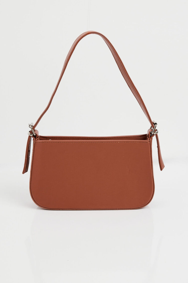 Plain Baguette Shoulder Bag - Tan - Producer: Bigdart - Wholesale Women Clothes - TheBS Women