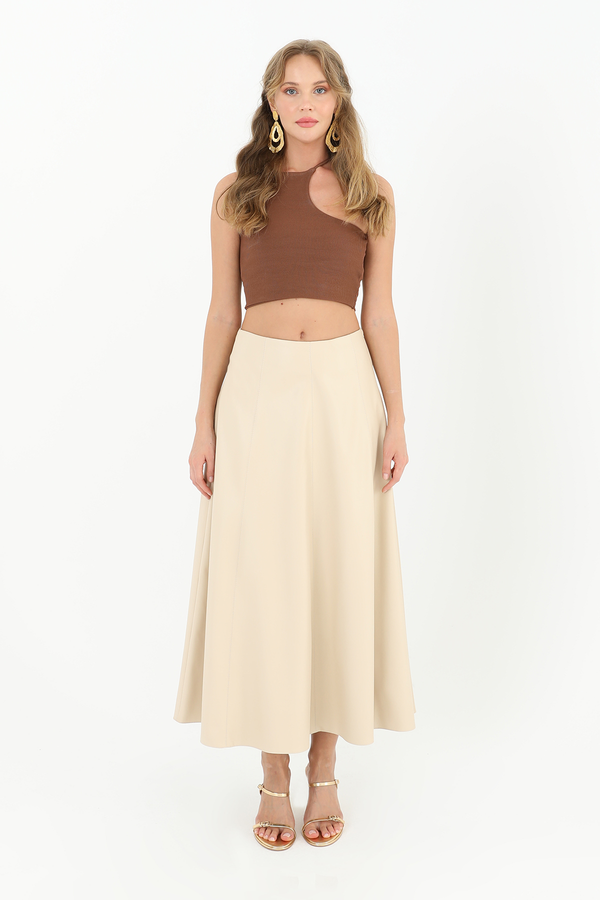 Women's Split Flared Skirt - Producer: Puane - Wholesale Women Clothes - TheBS Women