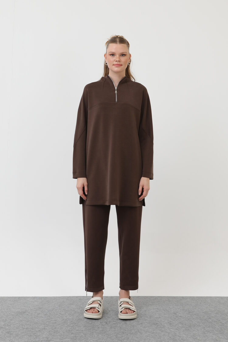 Women's Front Zipper Detail Tunic - Producer: Puane - Wholesale Women Clothes - TheBS Women