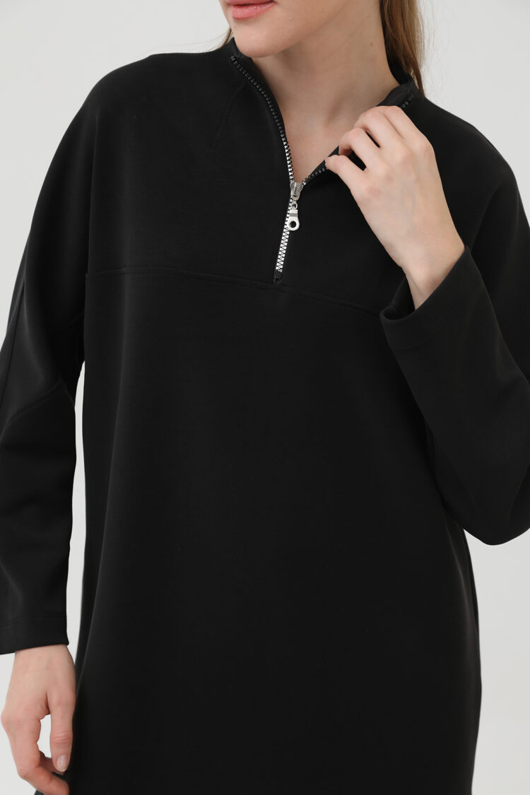 Women's Front Zipper Detail Tunic - Producer: Puane - Wholesale Women Clothes - TheBS Women