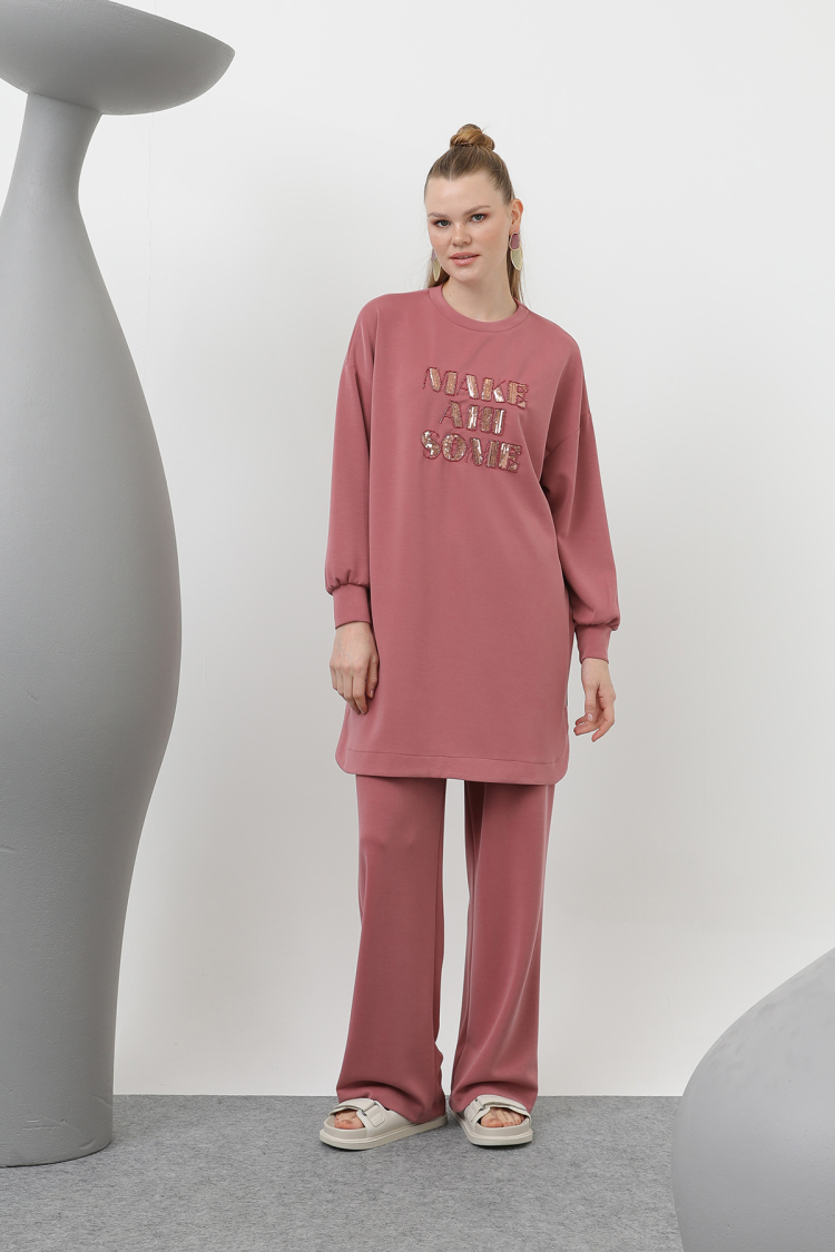 Trouser Suit With Stone And Sequin Embroidery On The Front - Brand: Puane - Women & Kids, Baby Clothes Wholesale - TheBS Women