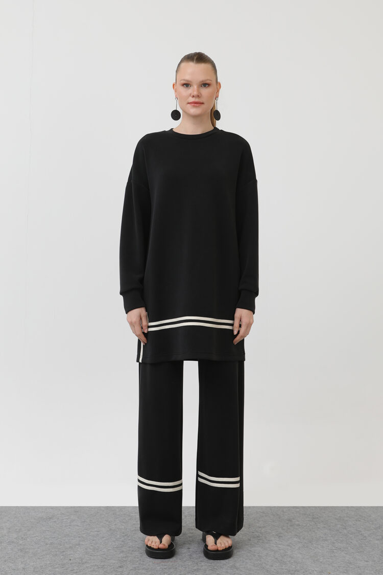 Grosgrain Detailed Suit - Producer: Puane - Wholesale Women Clothes - TheBS Women