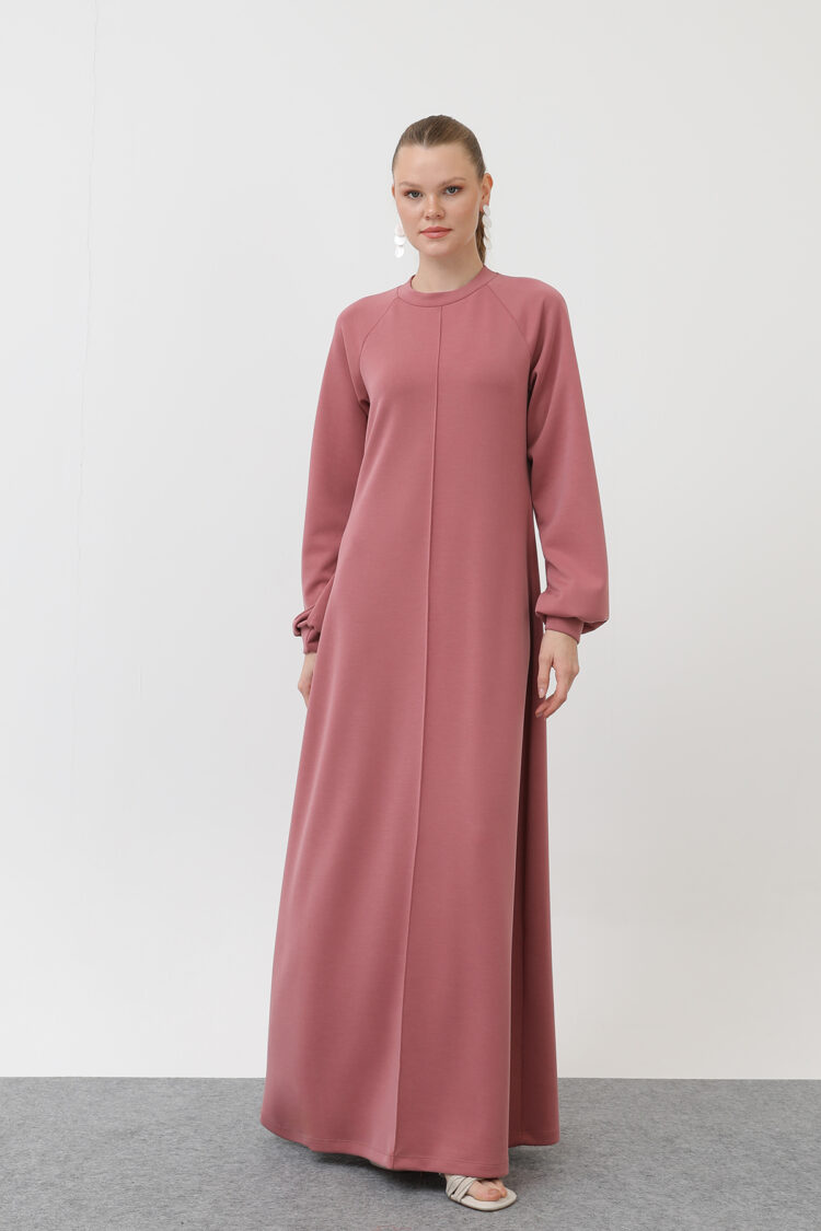 Ribbed Stitched Raglan Sleeve Dress - Producer: Puane - Wholesale Women Clothes - TheBS Women