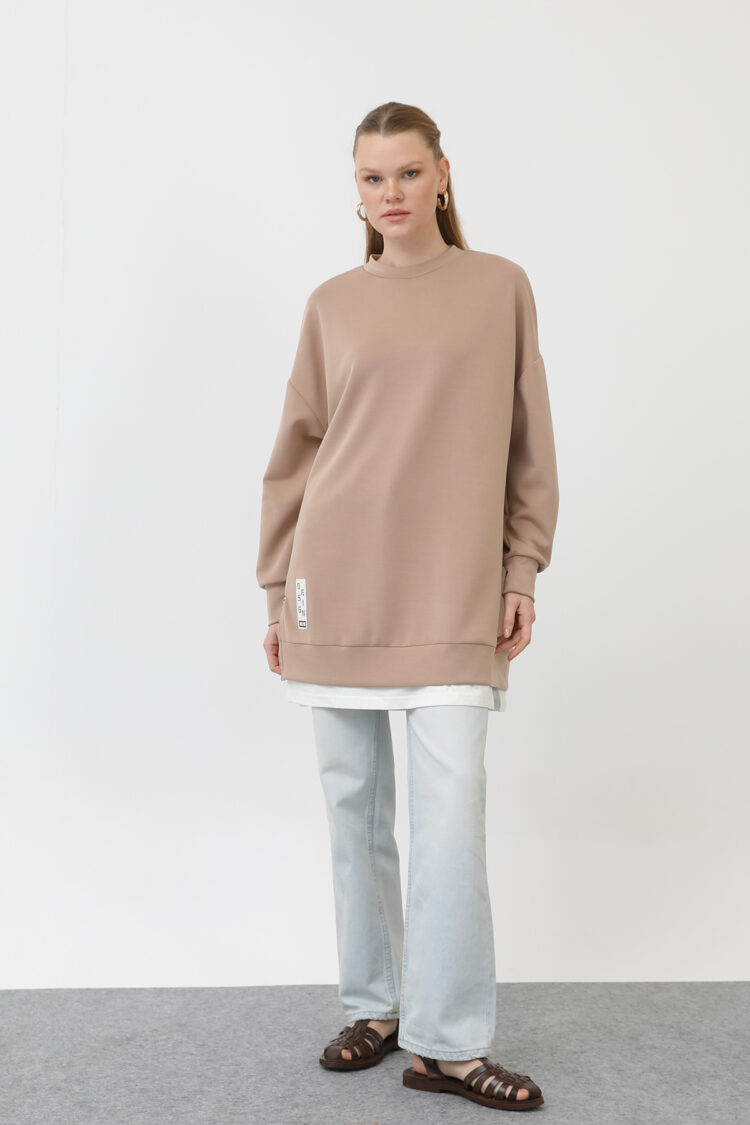 Tunic With Front Label Detail - Producer: Puane - Wholesale Women Clothes - TheBS Women