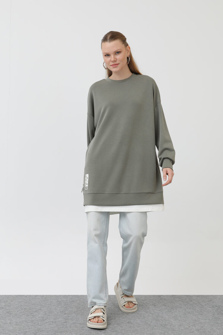 Tunic With Front Label Detail - Producer: Puane - Wholesale Women Clothes - TheBS Women