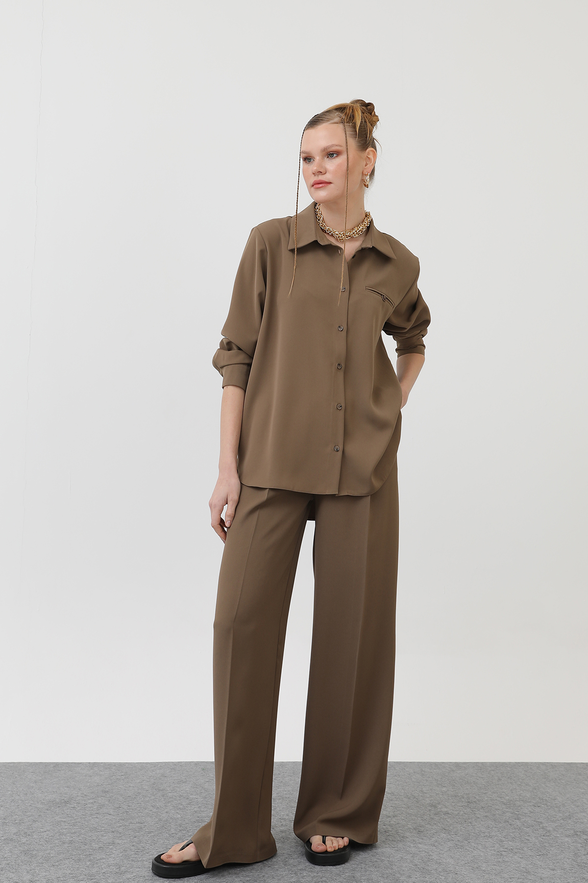 Women's Pocket Detailed Shirt - Producer: SOUL - Wholesale Women Clothes - TheBS Women