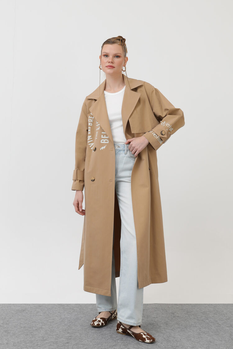 Women's Printed Trench - Producer: SOUL - Wholesale Women Clothes - TheBS Women