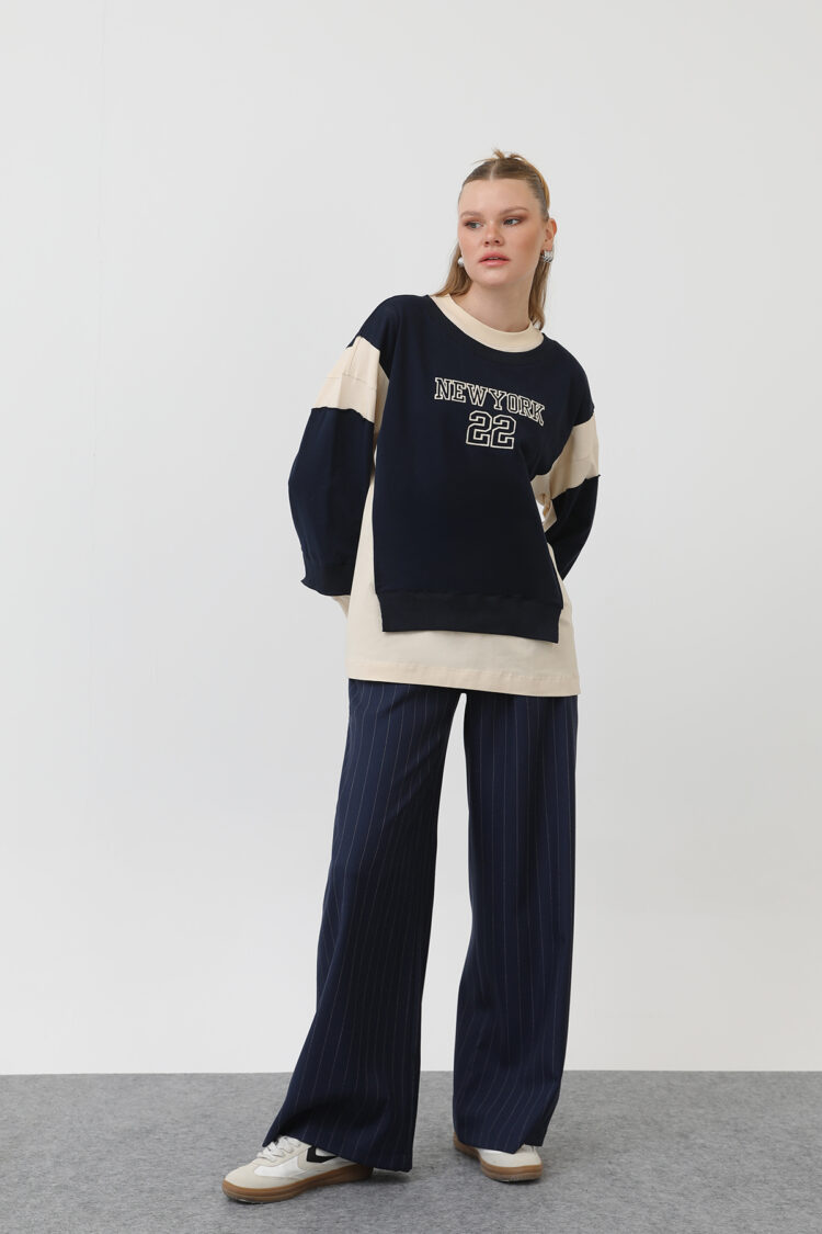Embroidered Front Sweatshirt - Multicolored - Producer: SOUL - Wholesale Women Clothes - TheBS Women