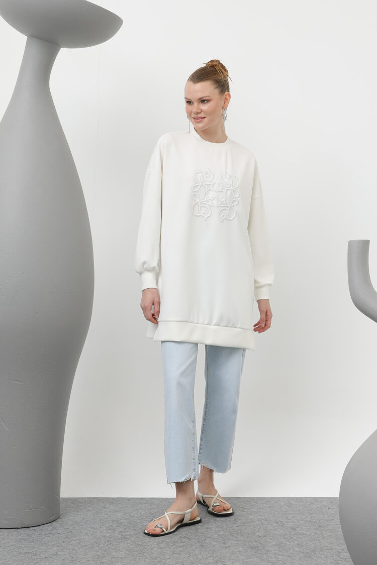 Women's Front Glued Stone Detailed Tunic - Producer: Puane - Wholesale Women Clothes - TheBS Women