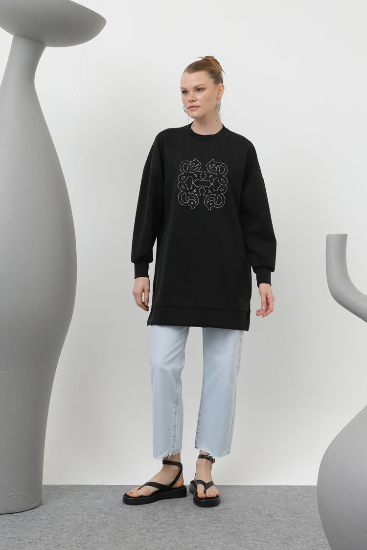 Women's Front Glued Stone Detailed Tunic - Producer: Puane - Wholesale Women Clothes - TheBS Women