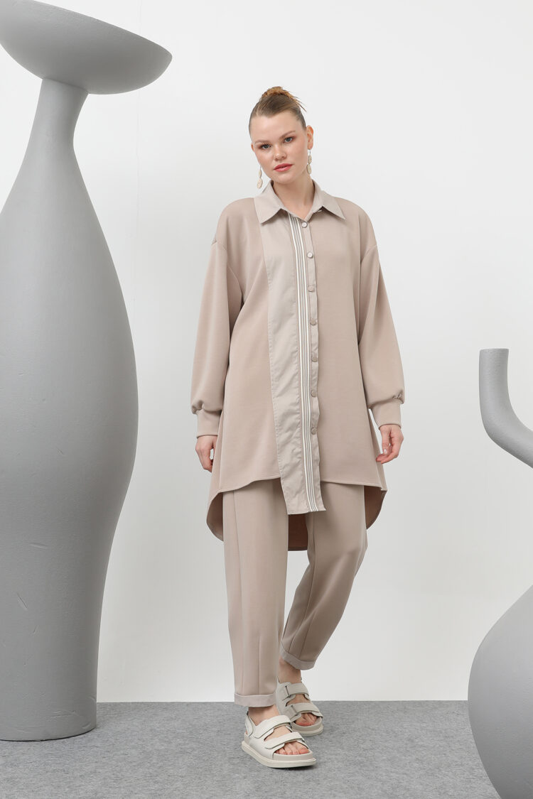 Women's Garnished Ribbon Detail Suit - Producer: Puane - Wholesale Women Clothes - TheBS Women