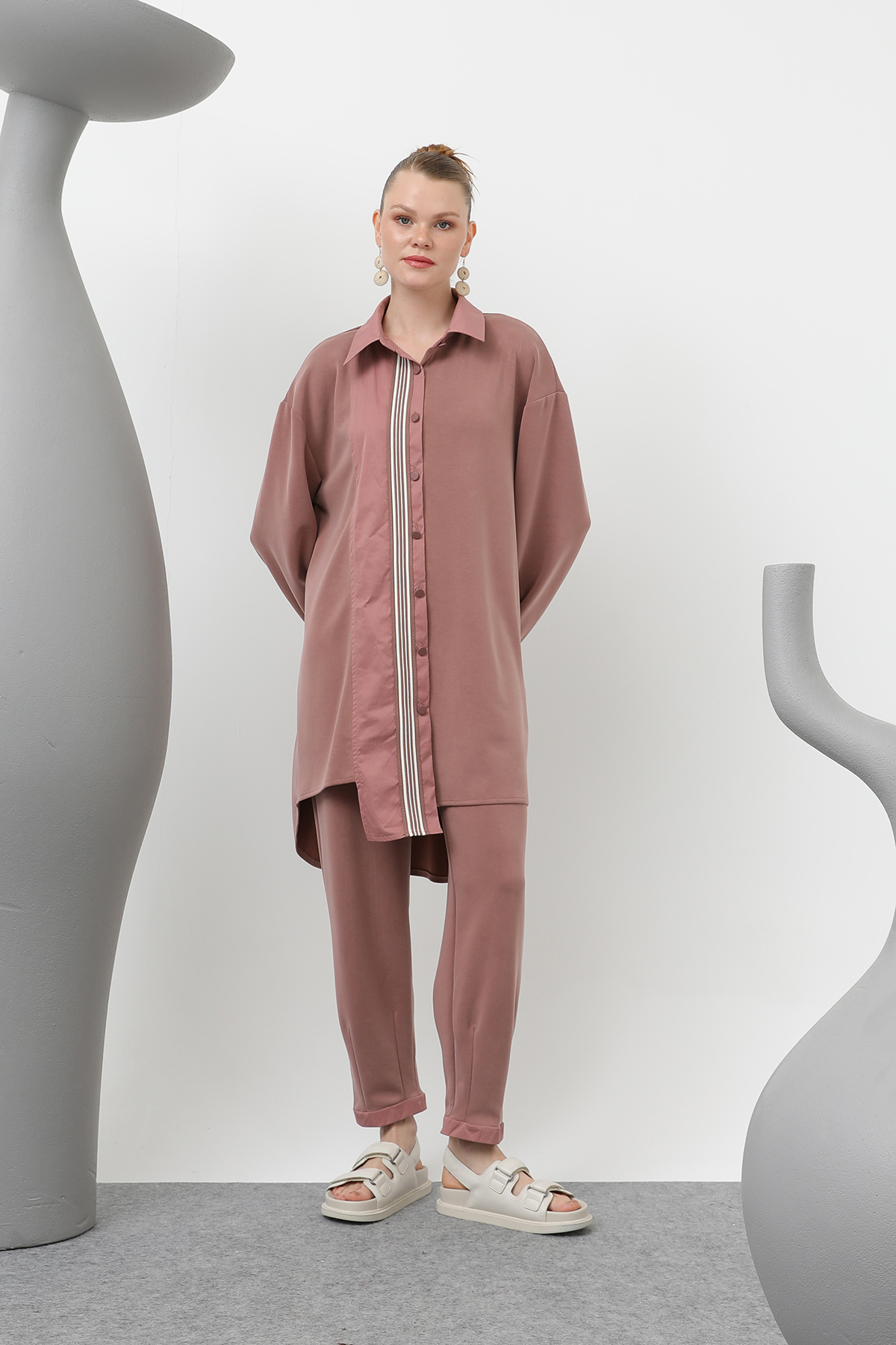 Women's Garnished Ribbon Detailed Suit - Producer: Puane - Wholesale Women Clothes - TheBS Women