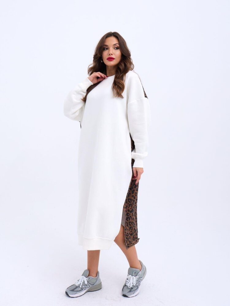 Long Sweat Dress - Producer: Fame - Wholesale Women Clothes - TheBS Women