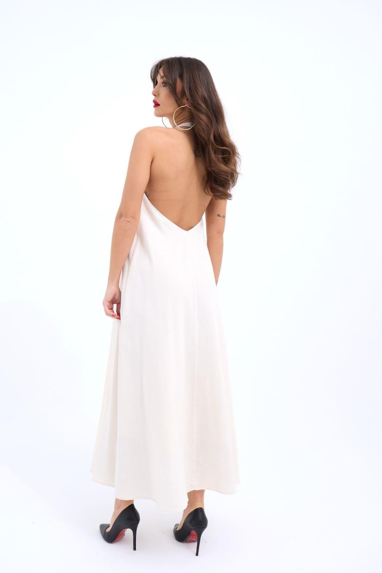 Dress - Beige - Producer: Fame - Wholesale Women Clothes - TheBS Women