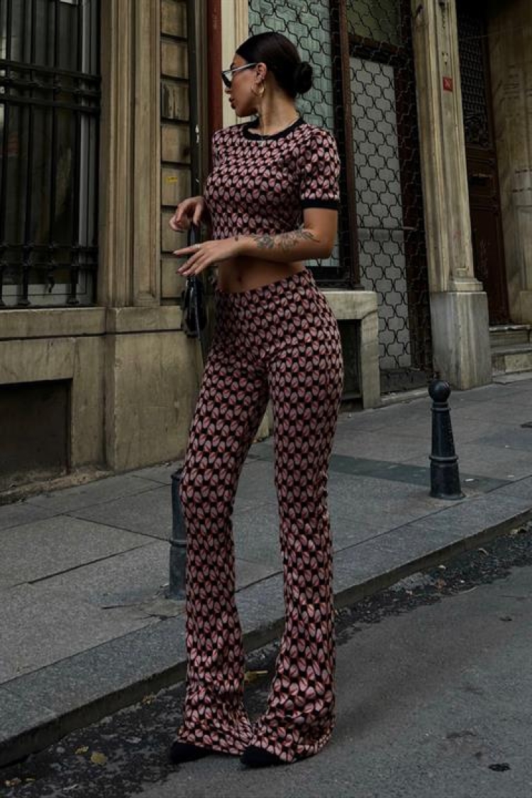 Suit - Pink Black - Producer: Sobe Istanbul - Wholesale Women Clothes - TheBS Women