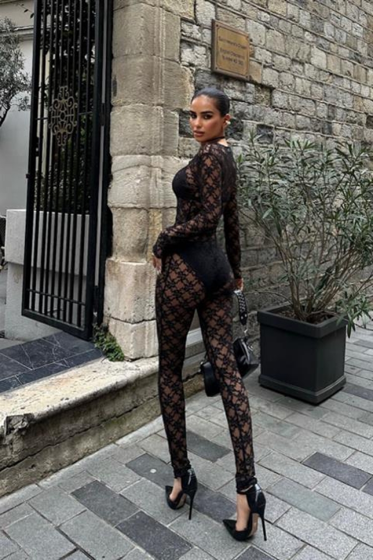 Lace Suit - Black - Producer: Sobe Istanbul - Wholesale Women Clothes - TheBS Women