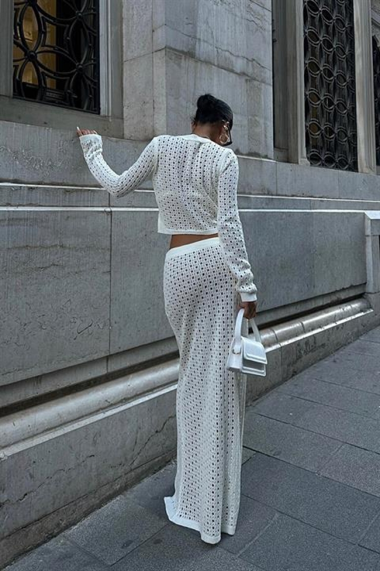 Knitwear Double Skirted Suit - Producer: Sobe Istanbul - Wholesale Women Clothes - TheBS Women