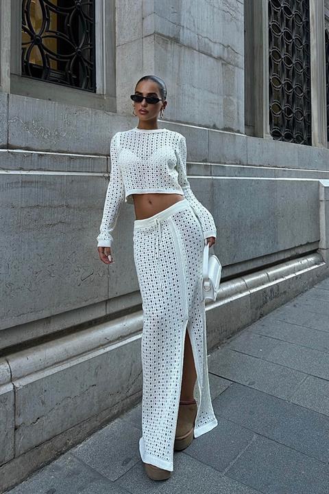 Knitwear Double Skirted Suit - Producer: Sobe Istanbul - Wholesale Women Clothes - TheBS Women