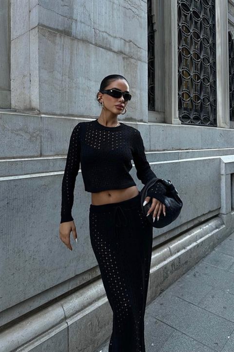 Knitwear Double Skirted Suit - Producer: Sobe Istanbul - Wholesale Women Clothes - TheBS Women